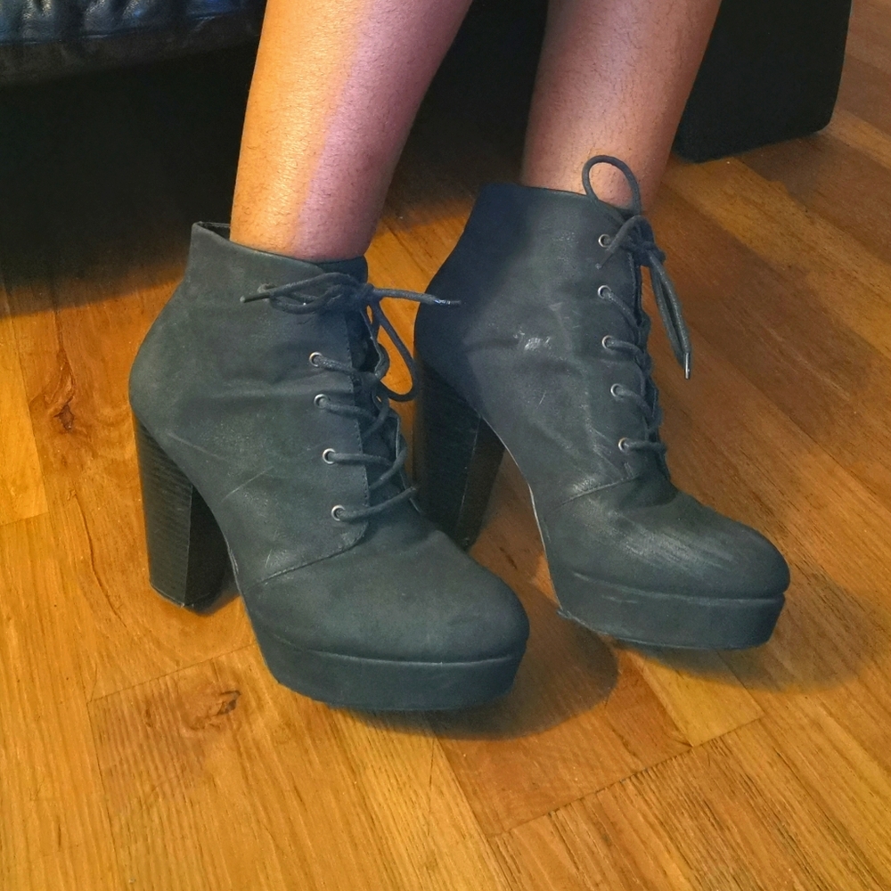 Stylish black boots